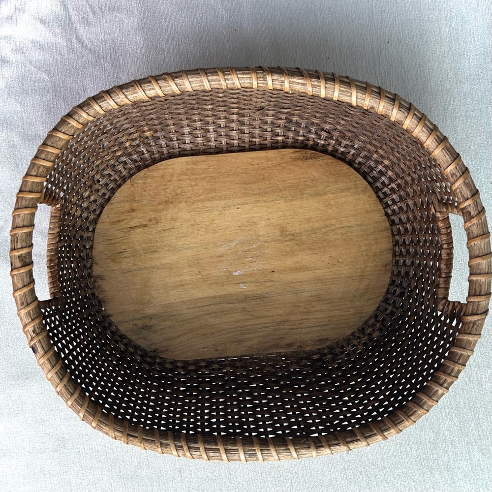 large oval bread basket
